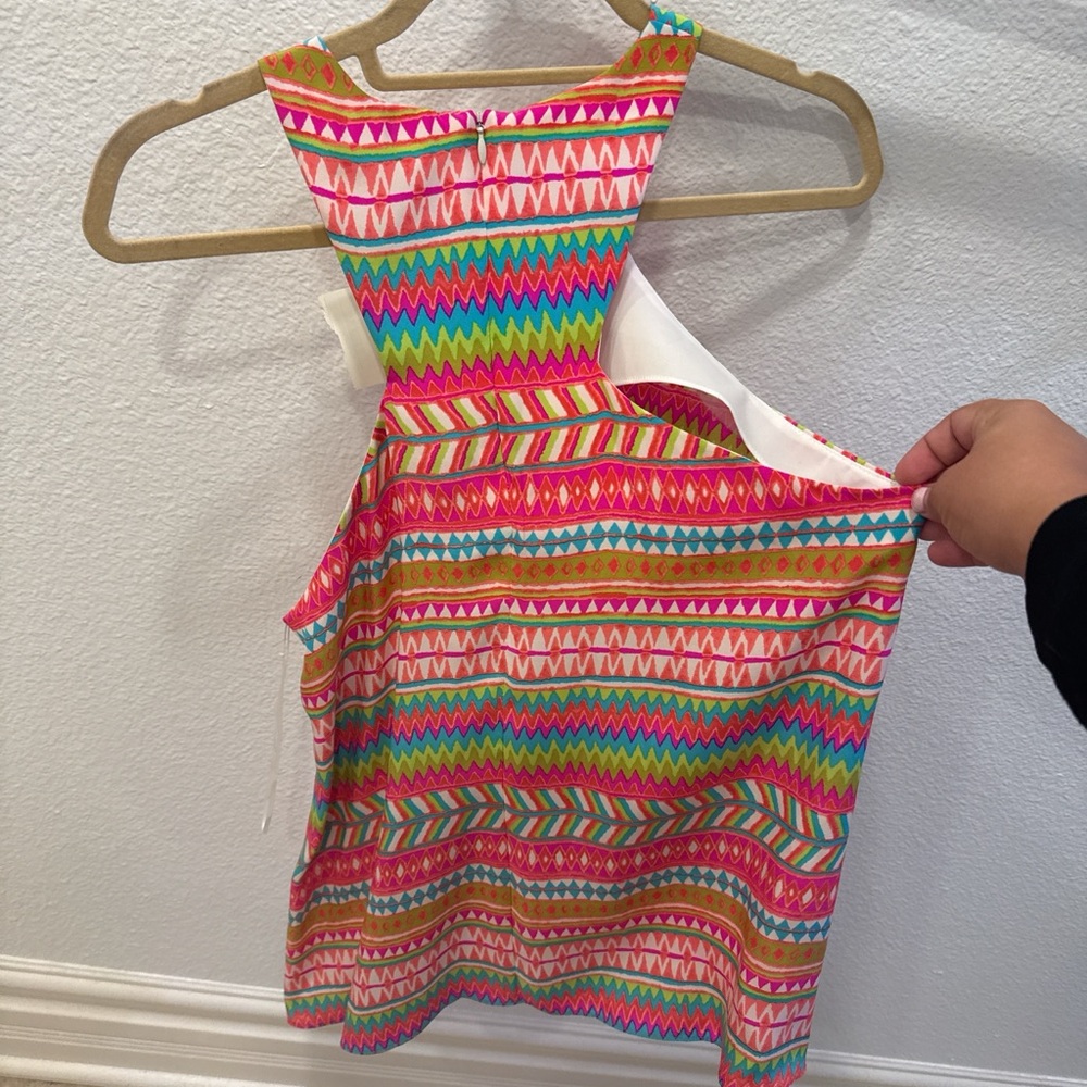 Alice & Trixie Multicolor Zigzag Dress